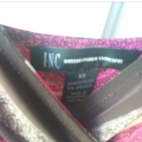 Vintage INC Illusion Scarf Maxi Dress - Picture 10 of 11